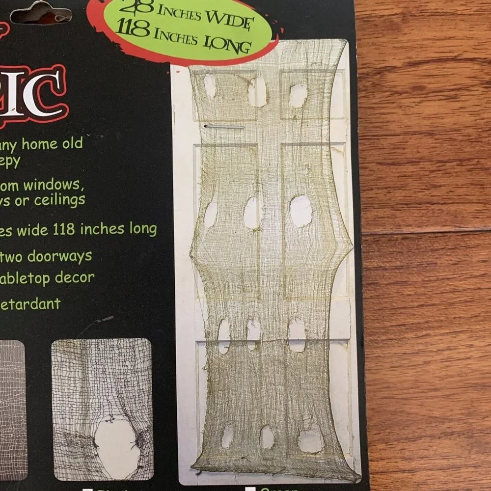 HALLOWEEN DECORATIONS Spider Web paper lanterns Glow Freaky Fabric Cheesecloth